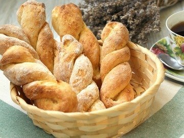 Булочки "Творожные плетёнки"