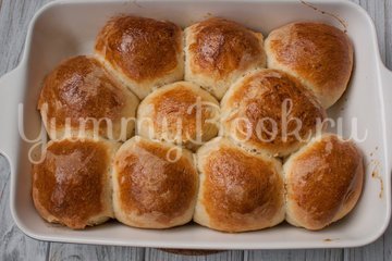 Пампушки с чесноком - шаг 9