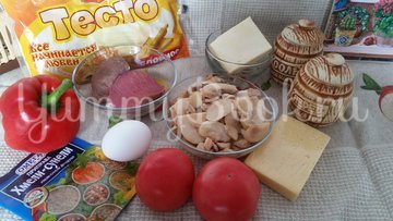 Панама-мама, слойки из слоеного теста - шаг 1