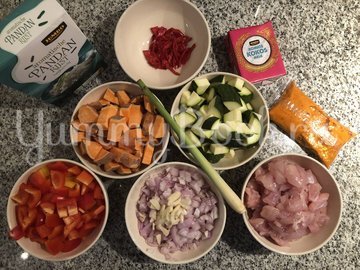 Красный карри с рисом - шаг 2
