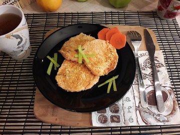 Сырники с морковью