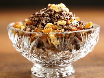 Рождественская кутья с узваром