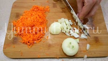 Тушеная капуста с курицей в мультиварке - шаг 1
