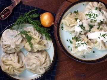 Хинкали, по мотивам грузинской кухни