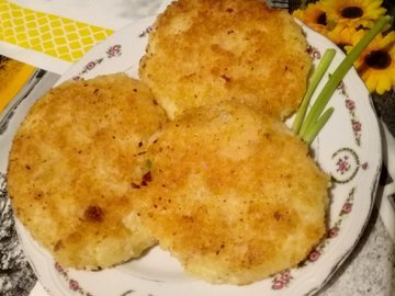 Картофельные зразы (котлетки) с сыром