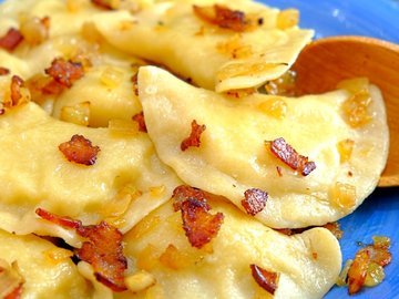 Вареники с картошкой на заварном тесте