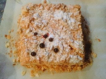 Наполеон из быстрого теста