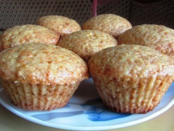 Постные апельсиновые кексы
